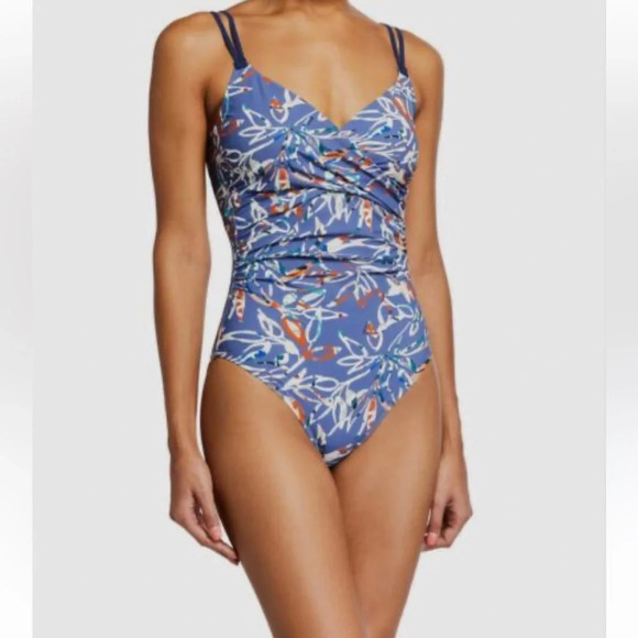 SHAN Tokyo Wrap Swimsuit size 8 - Picture 1 of 13